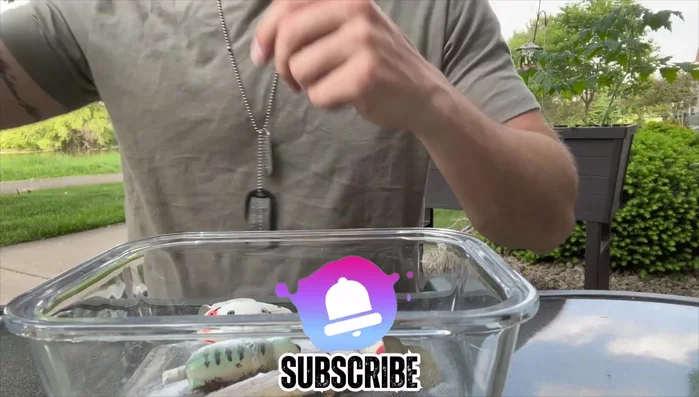 Remove all hardware (treble hooks, split rings, etc.)