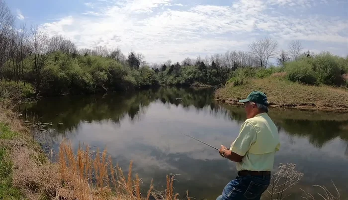 Fish the grass line: Retrieve the spinnerbait along the edge of the grass or weed line.
