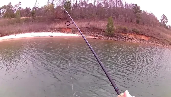 Kneel down and wet your fingers.