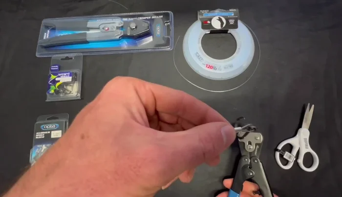 Repeat crimping from the other end. Ensure both sides are well crimped.