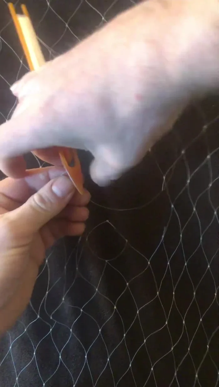 Repeat step 3 for the second sheet bend, pulling tight.