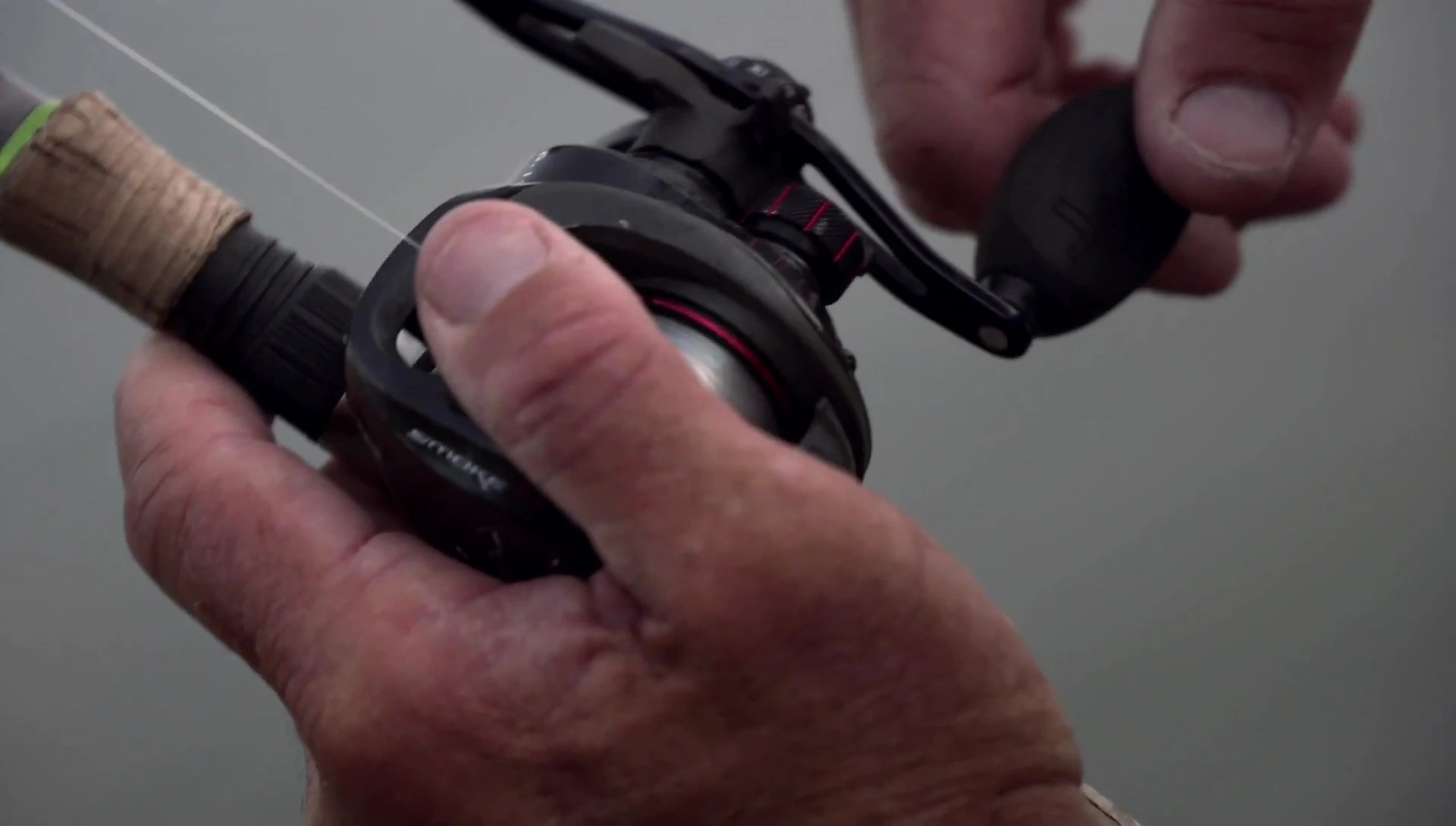Angler showcasing a crankbait setup