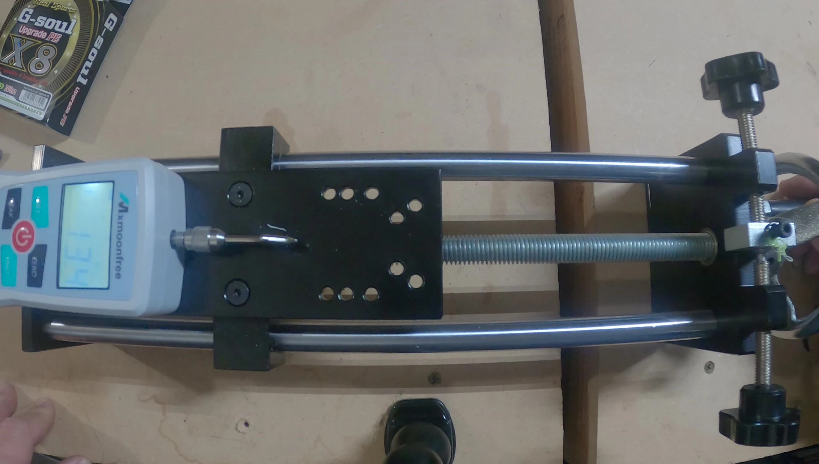 The force gauge reading for the YGKG-Soul line.