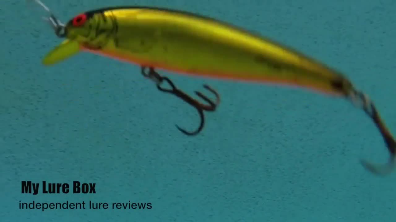 Close-up shot of a Bomber lure