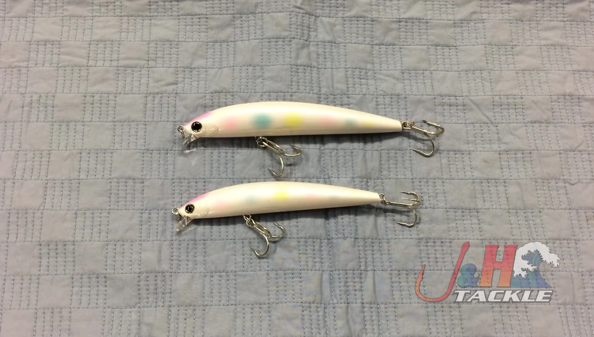 Showcase of different colors of the Yo-Zuri Hydro Minnow LC.