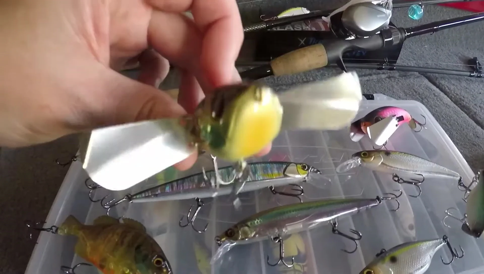The Jackall Pompadour topwater lure