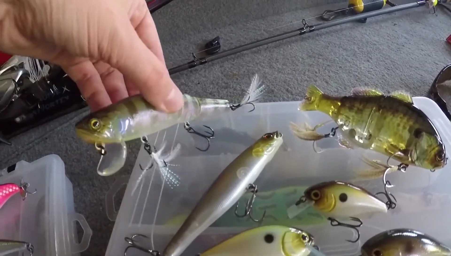 Jackall Mikey crankbait shown in the video