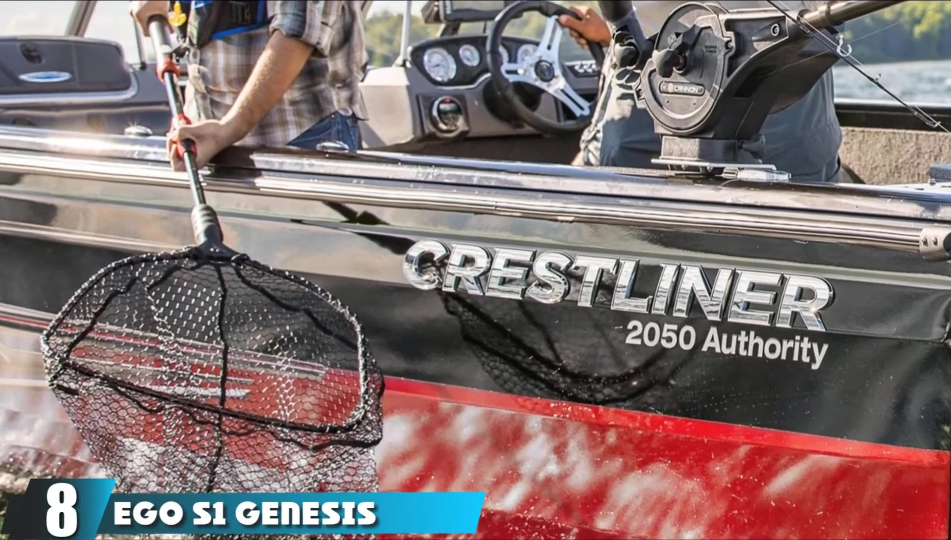The EgoS1 Genesis net showcasing its various attachments.