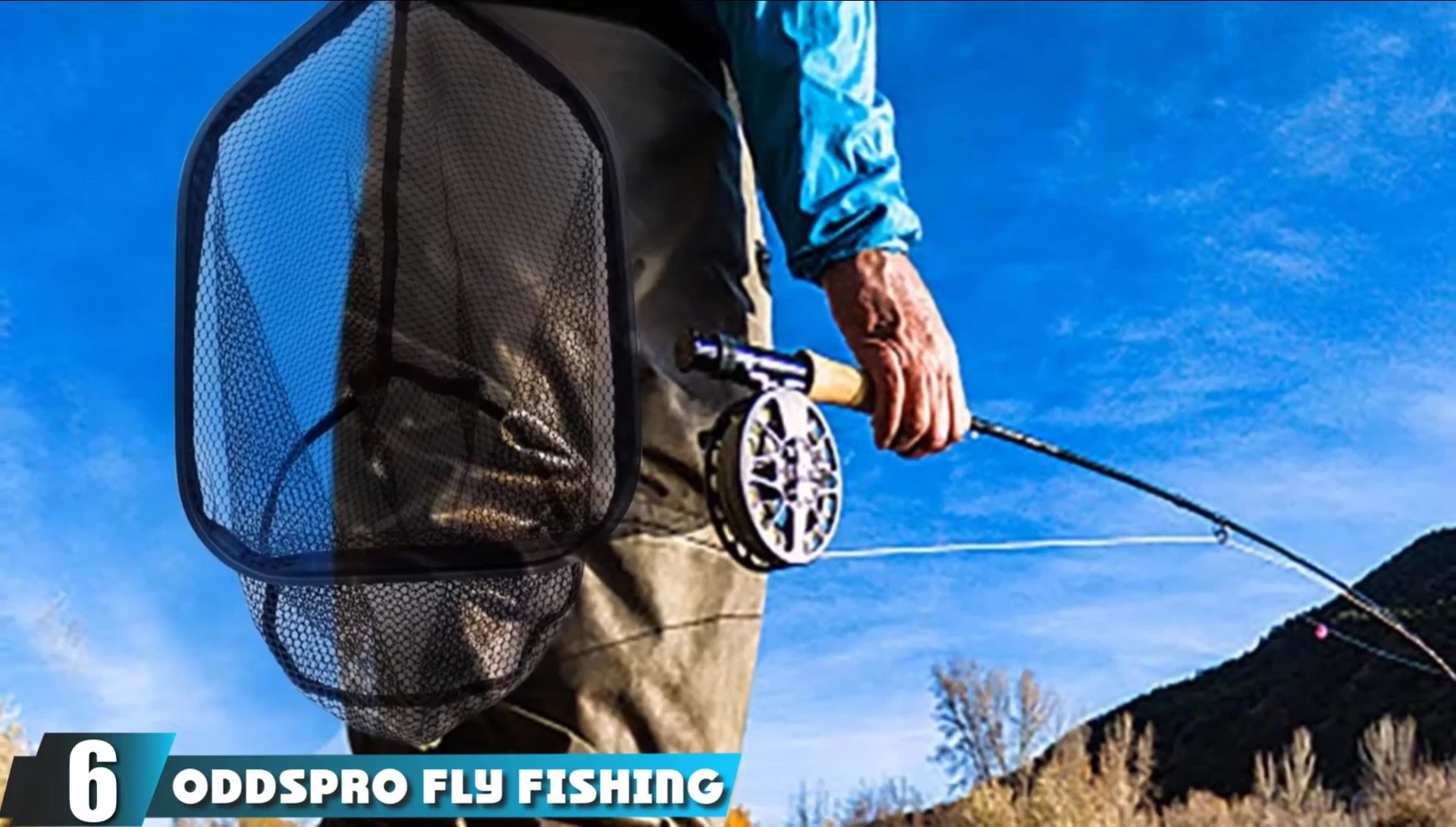 The Odds Pro Fly Fishing Net showcased.
