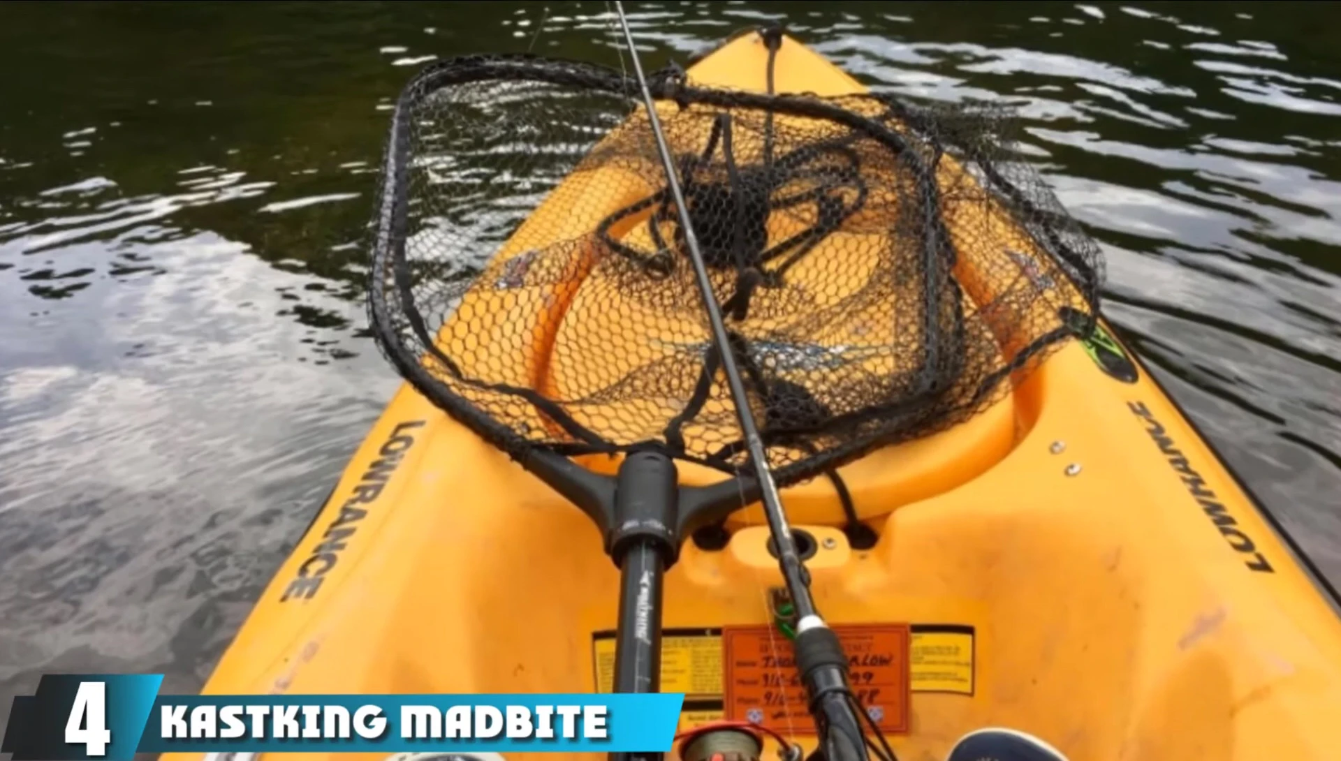 The Cast King MagBite fishing net being demonstrated.