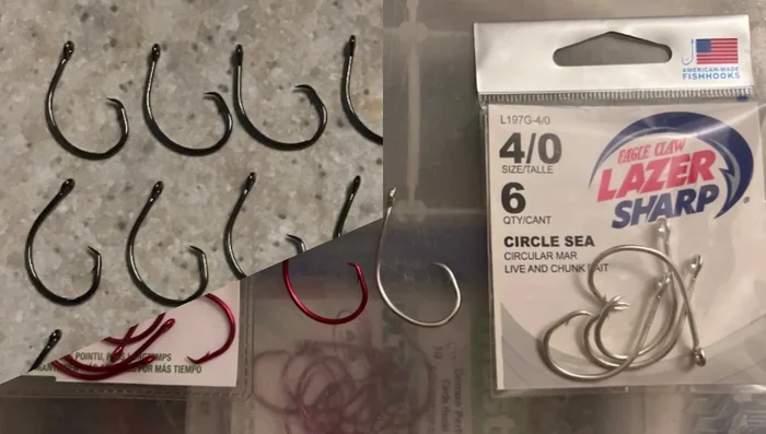 Big Worm Fishing Saltwater Hooks: 120-piece variety pack suitable for various fish types. Includes sizes 1/0, 2/0, 3/0, 4/0, 5/0, 6/0, and 8/0.