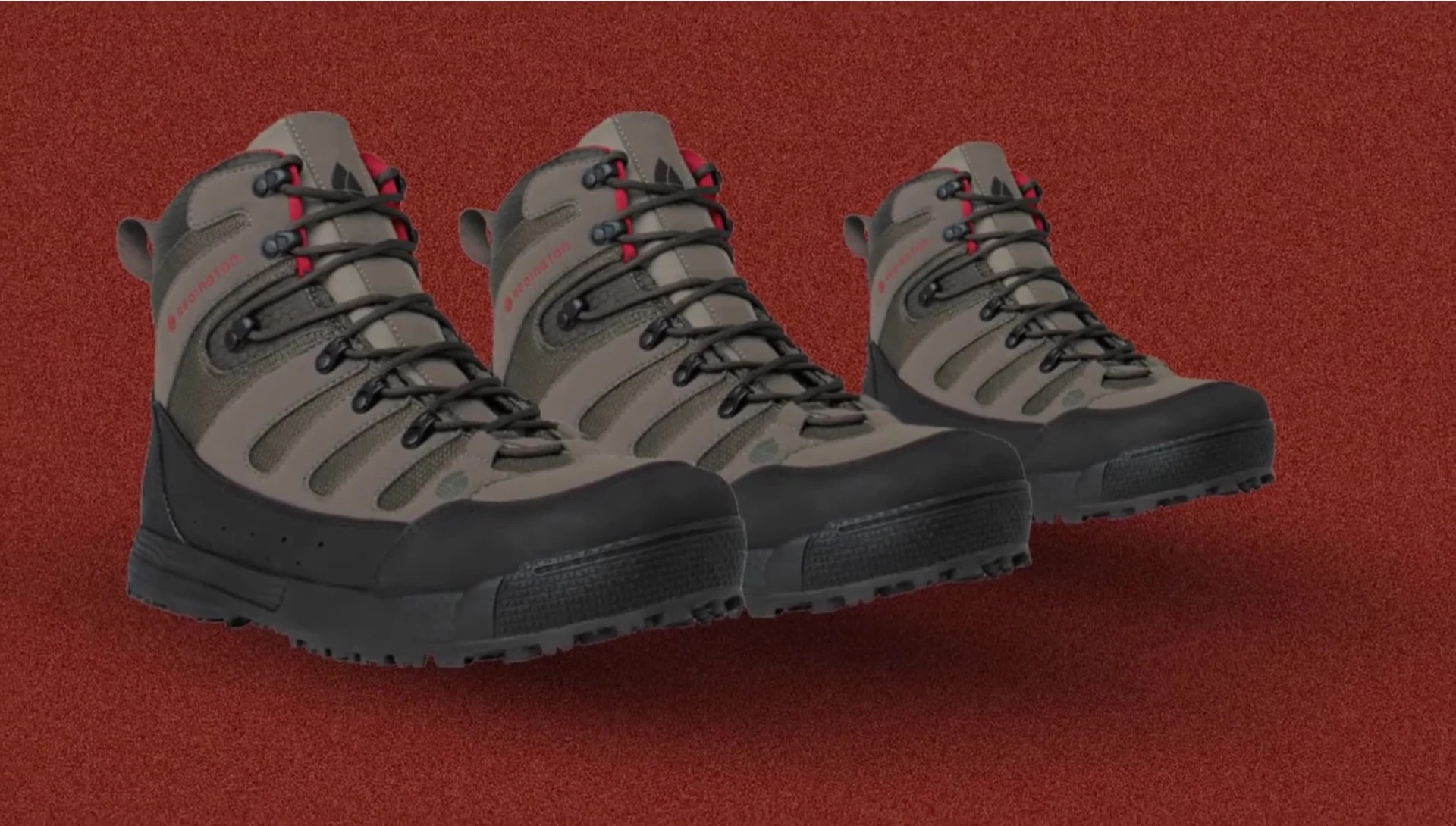 Close-up of Redington Boot sole