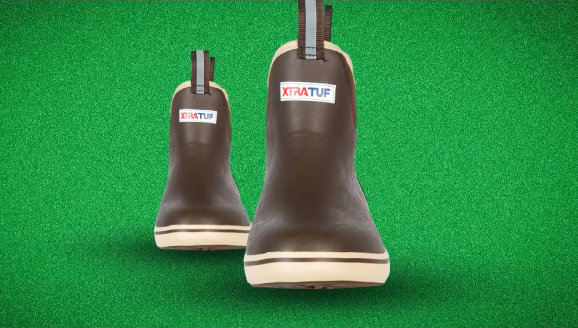 Xtratuf boots showcasing design detail