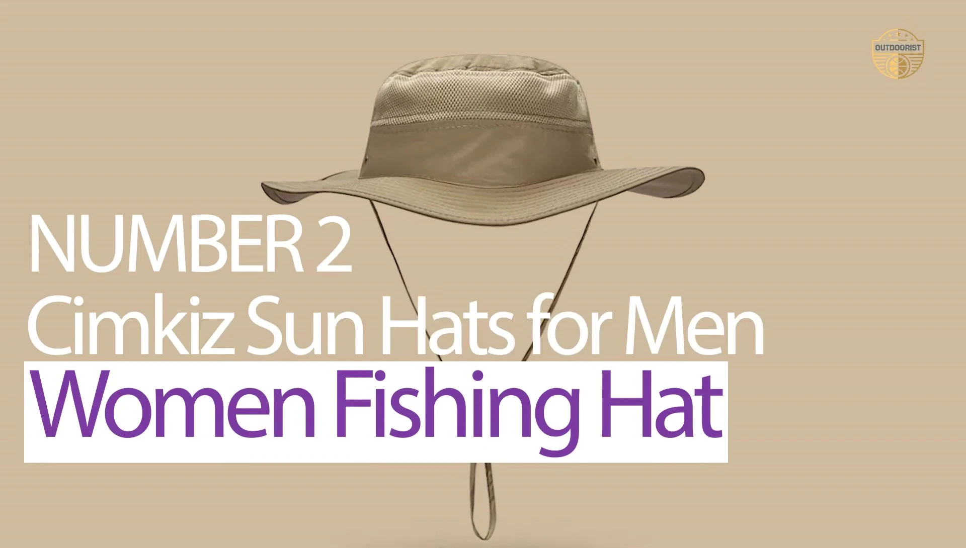 The Simki sun hat displayed