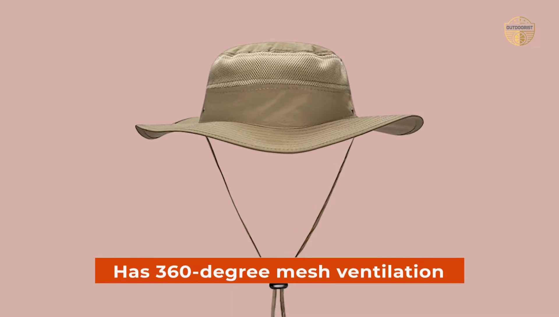 Detail shot showing the mesh ventilation