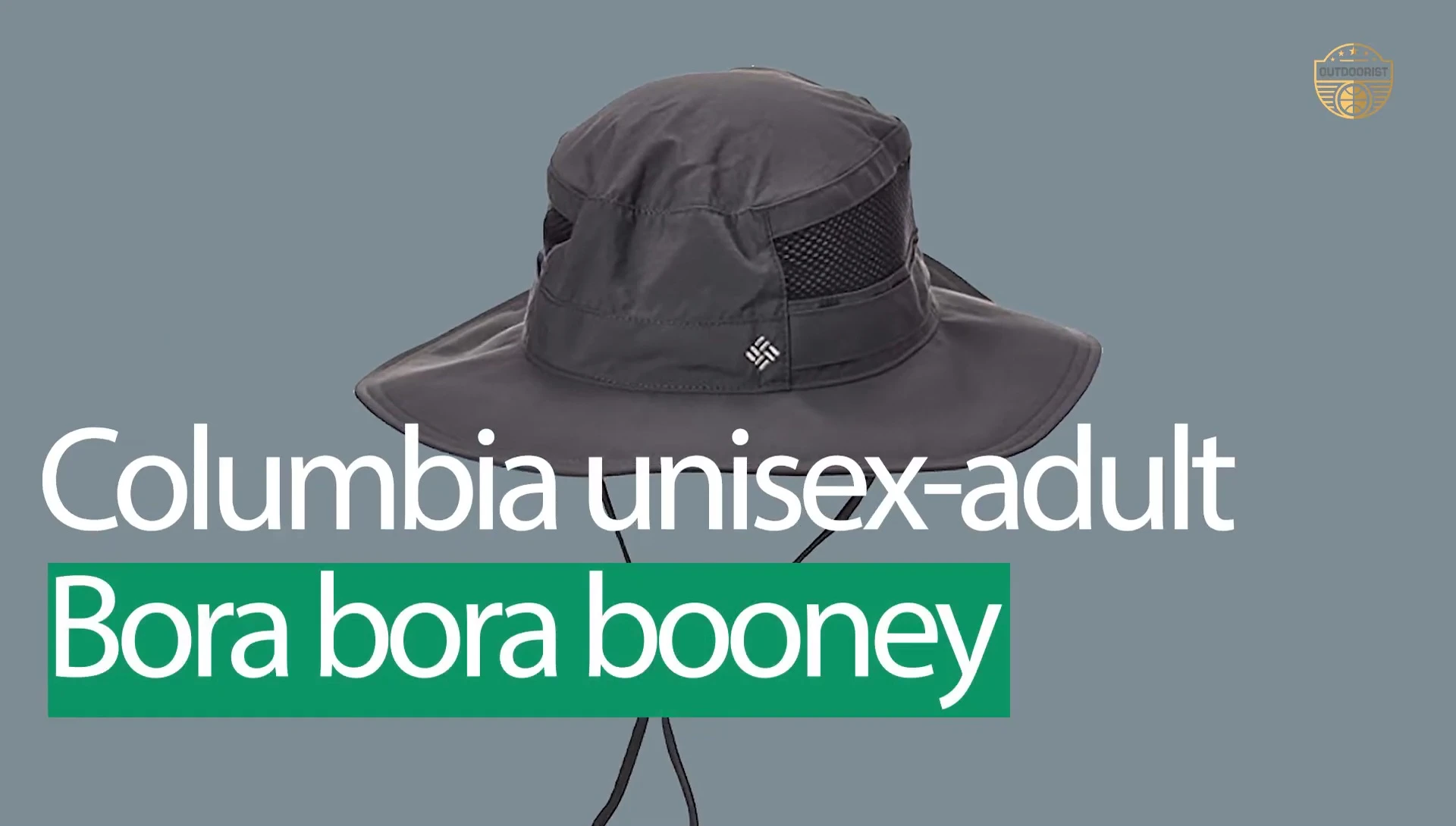 Close-up of the Columbia Bora Bora Booney hat