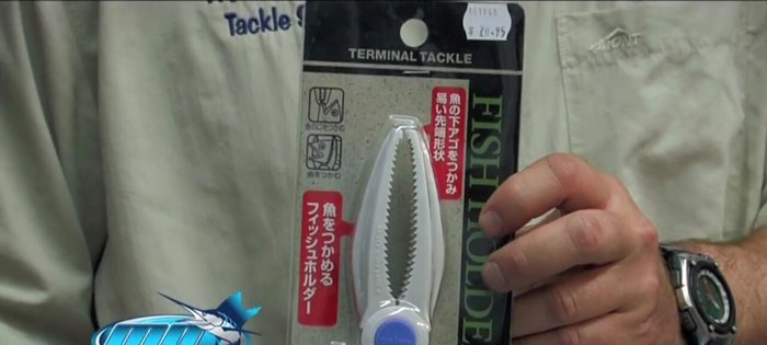 Utilizing Lip Grippers to securely hold fish by the lip.