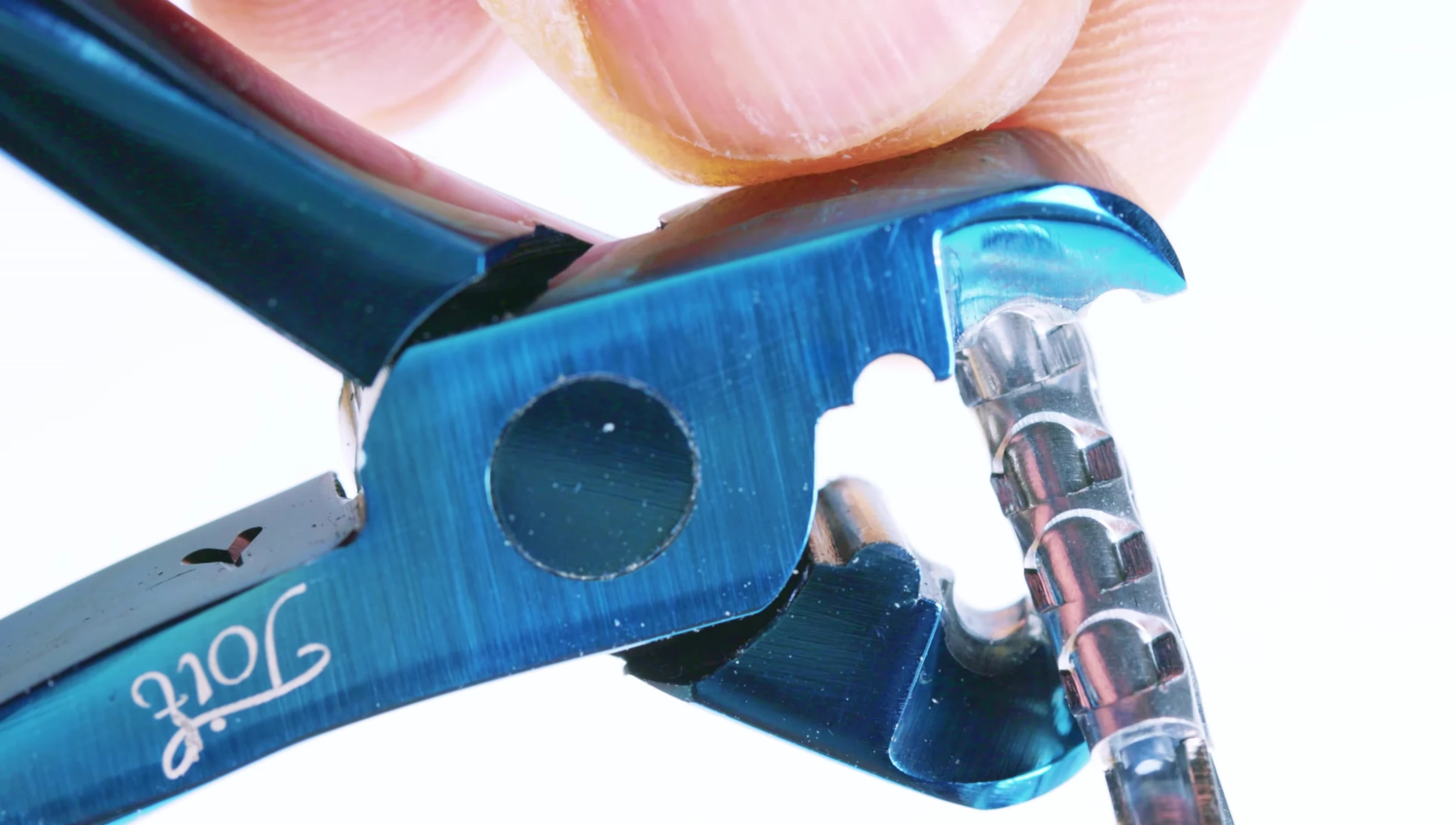 Close-up of the Toit short nose pliers.