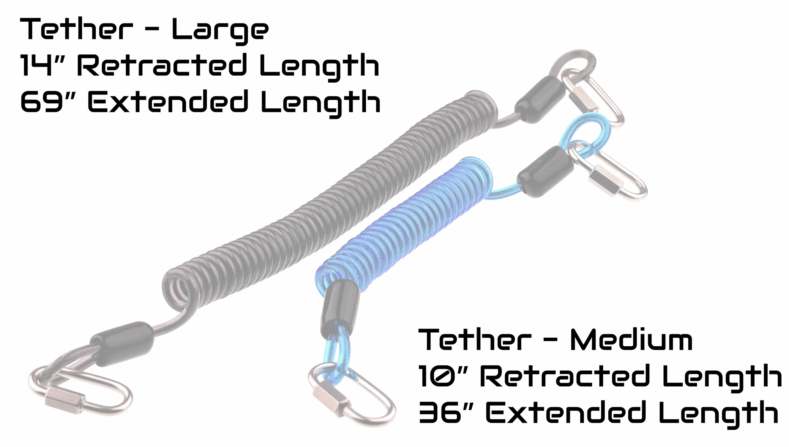 The Toit tethers in both sizes.