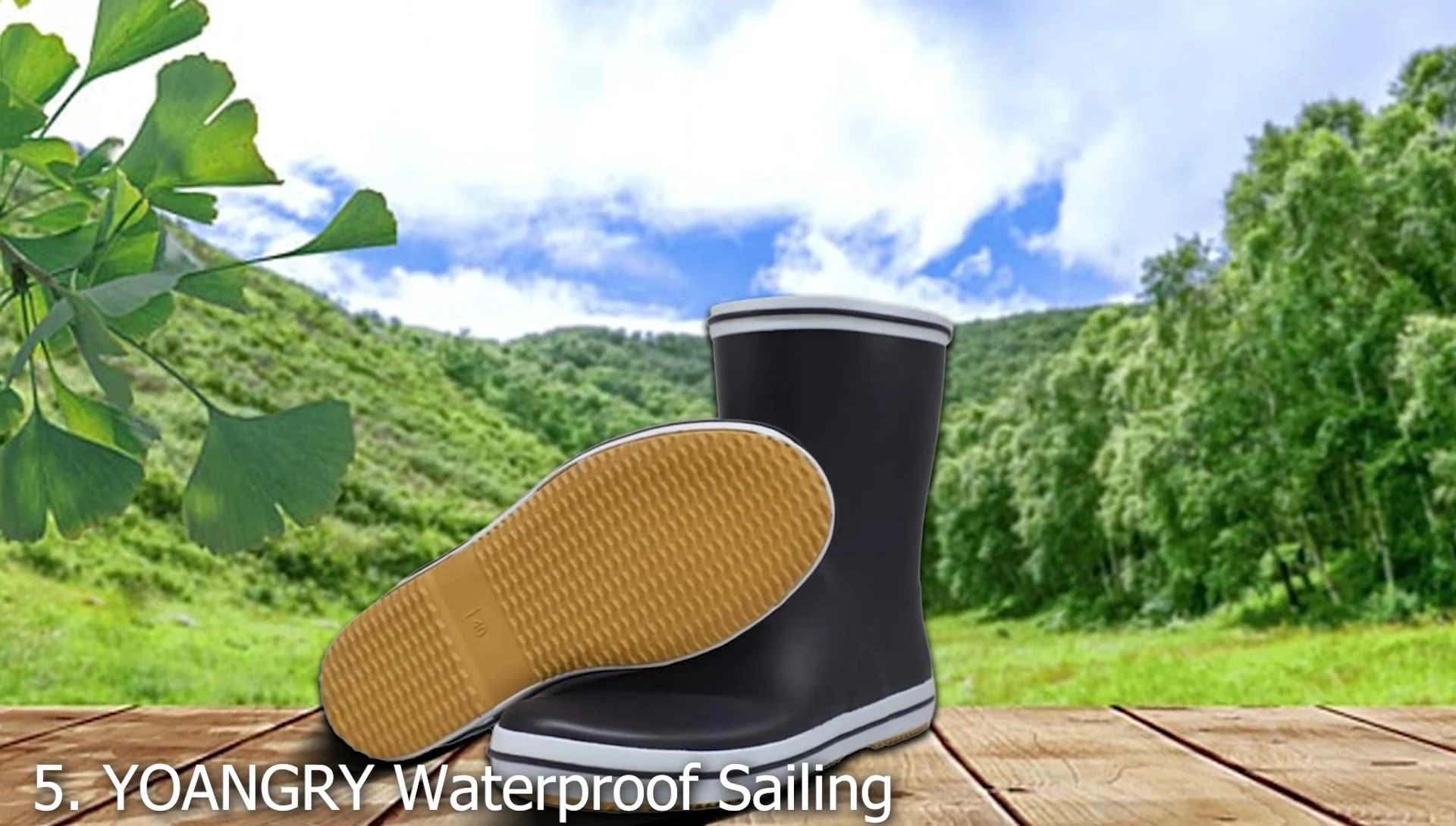 WIngr War Waterproof Sailing Deck Boots