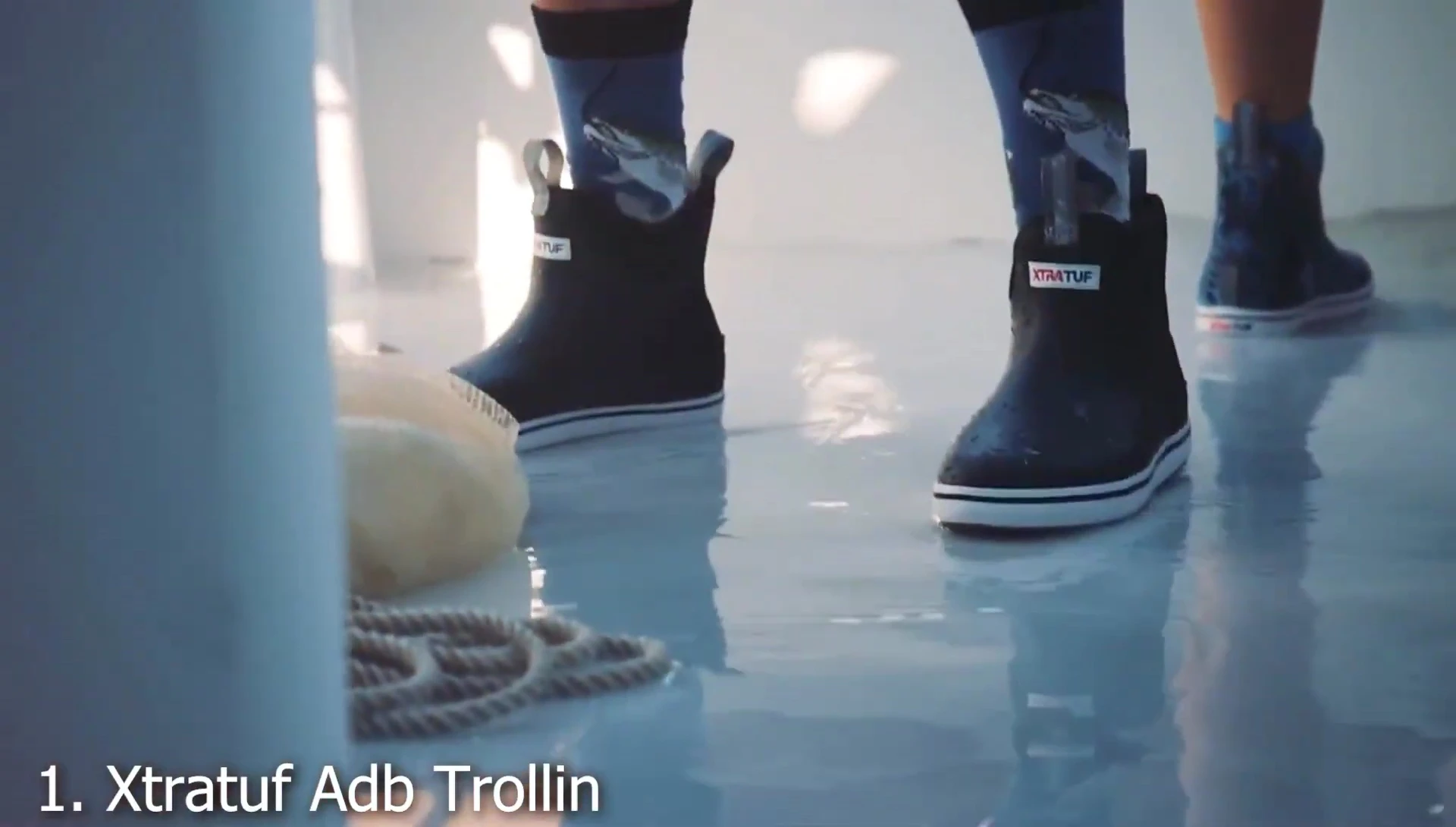 Close-up of Stratti Ankle Deck Boots