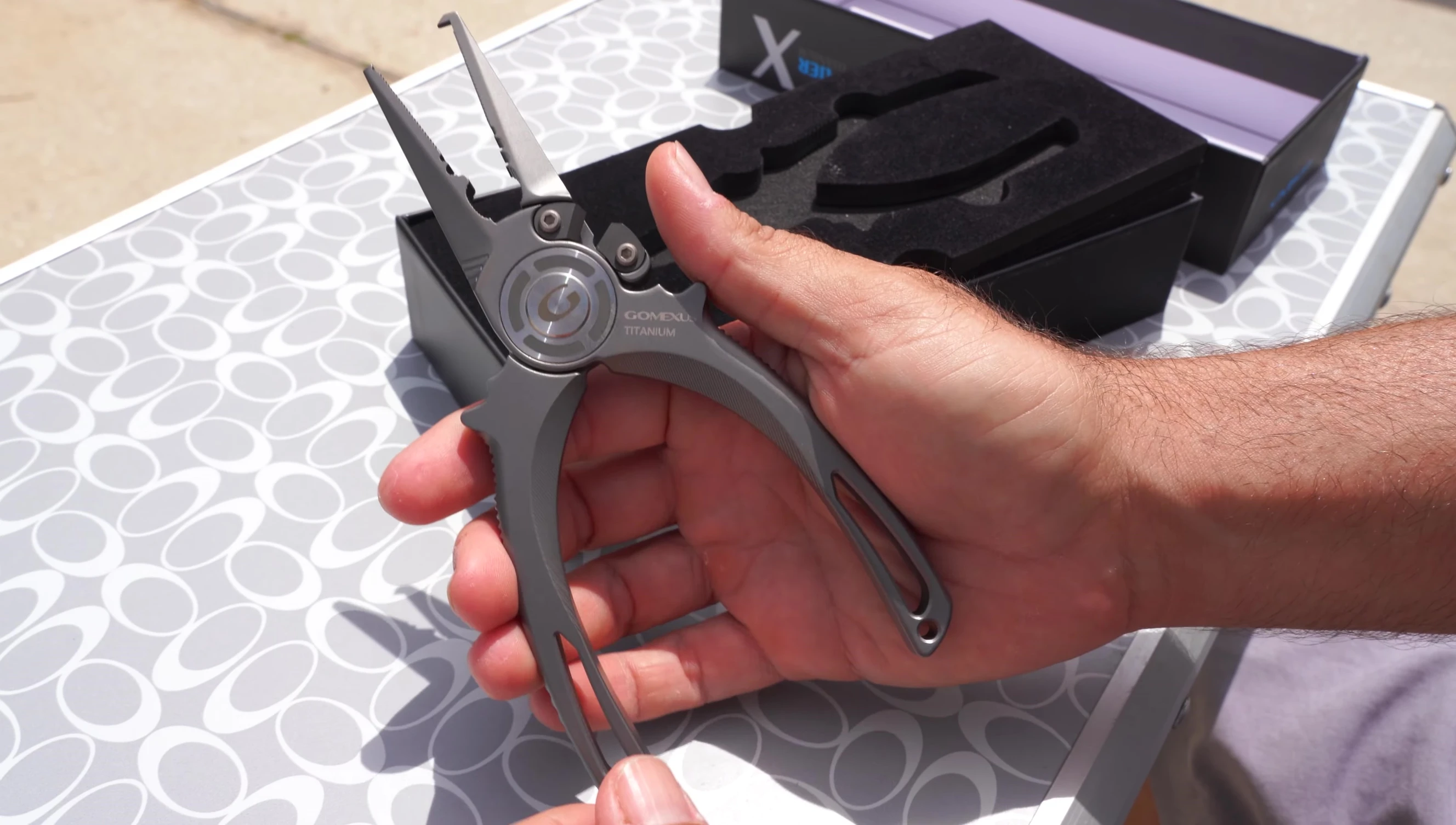 Close-up shot showcasing the aesthetic appeal of the pliers.