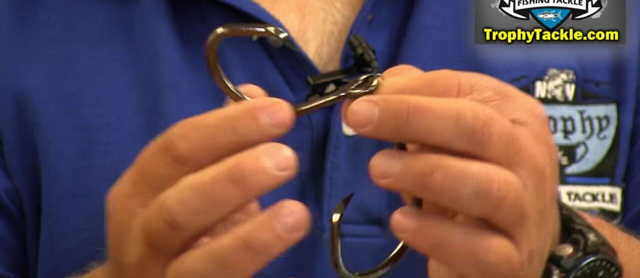 Image showing the use of the Trokar Mega Hook with a large skipjack.