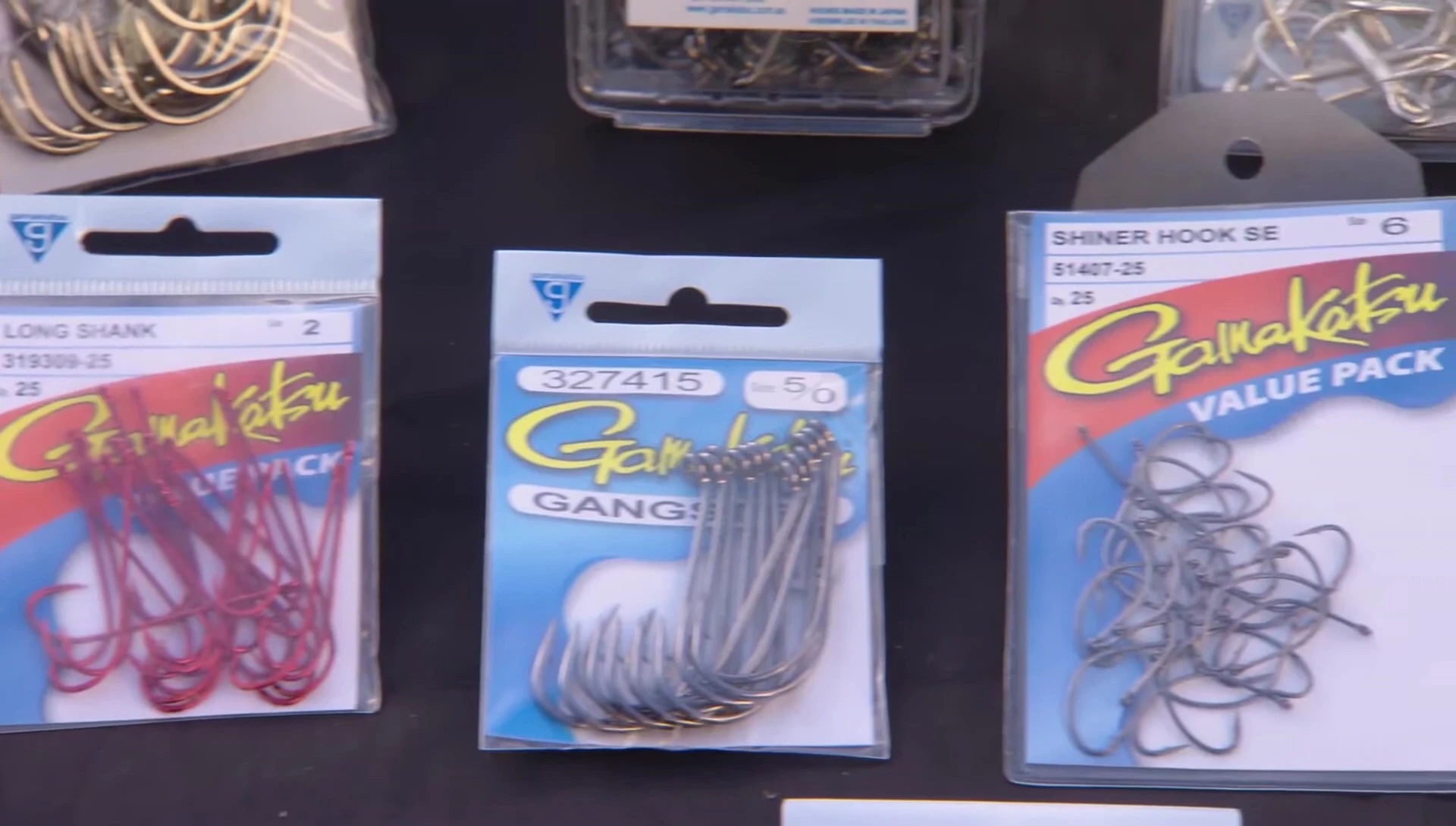 Gamakatsu hook securely holding a fish