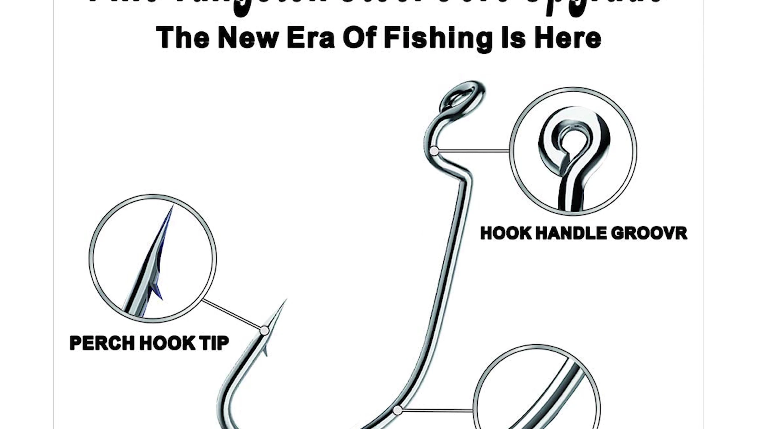 Image showcasing the versatility of the hooks with different rigs.