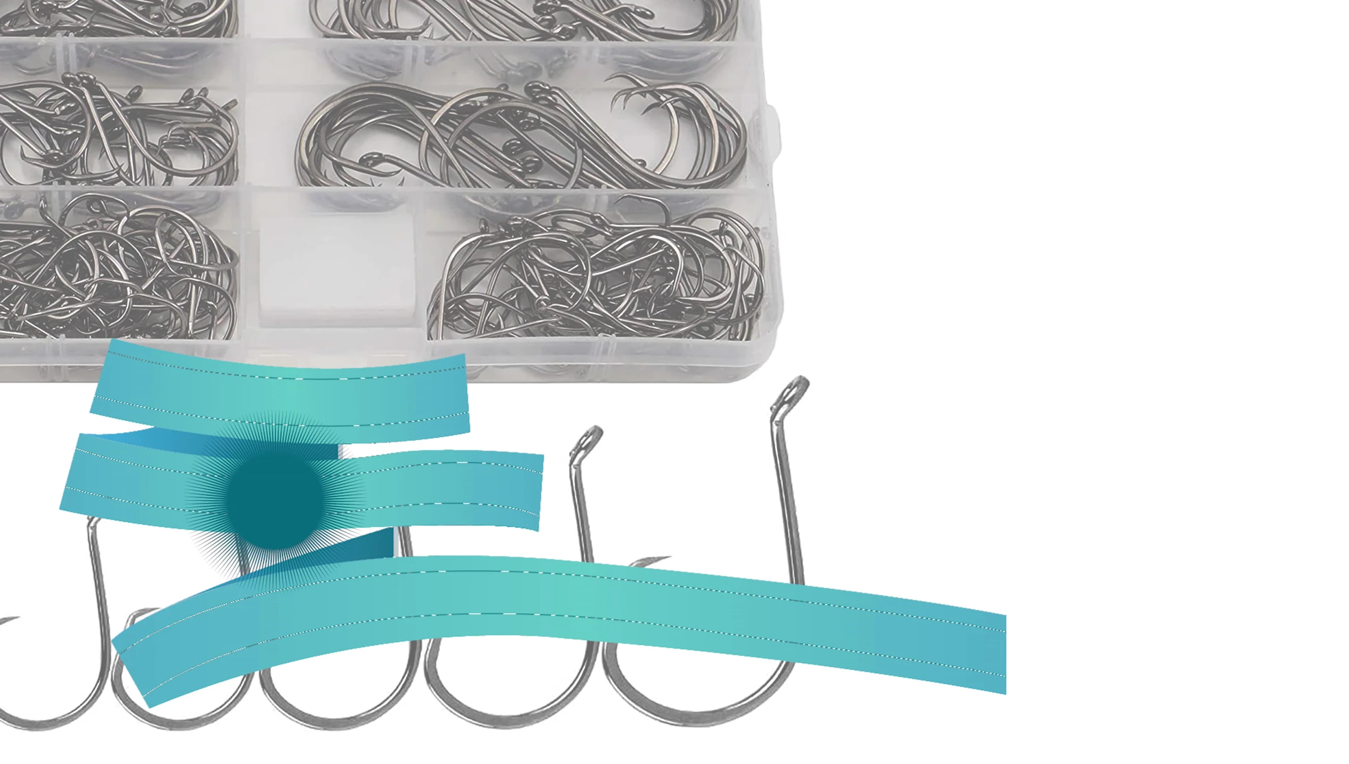 Packaging of Bea Keto Circle Fishing Hooks.