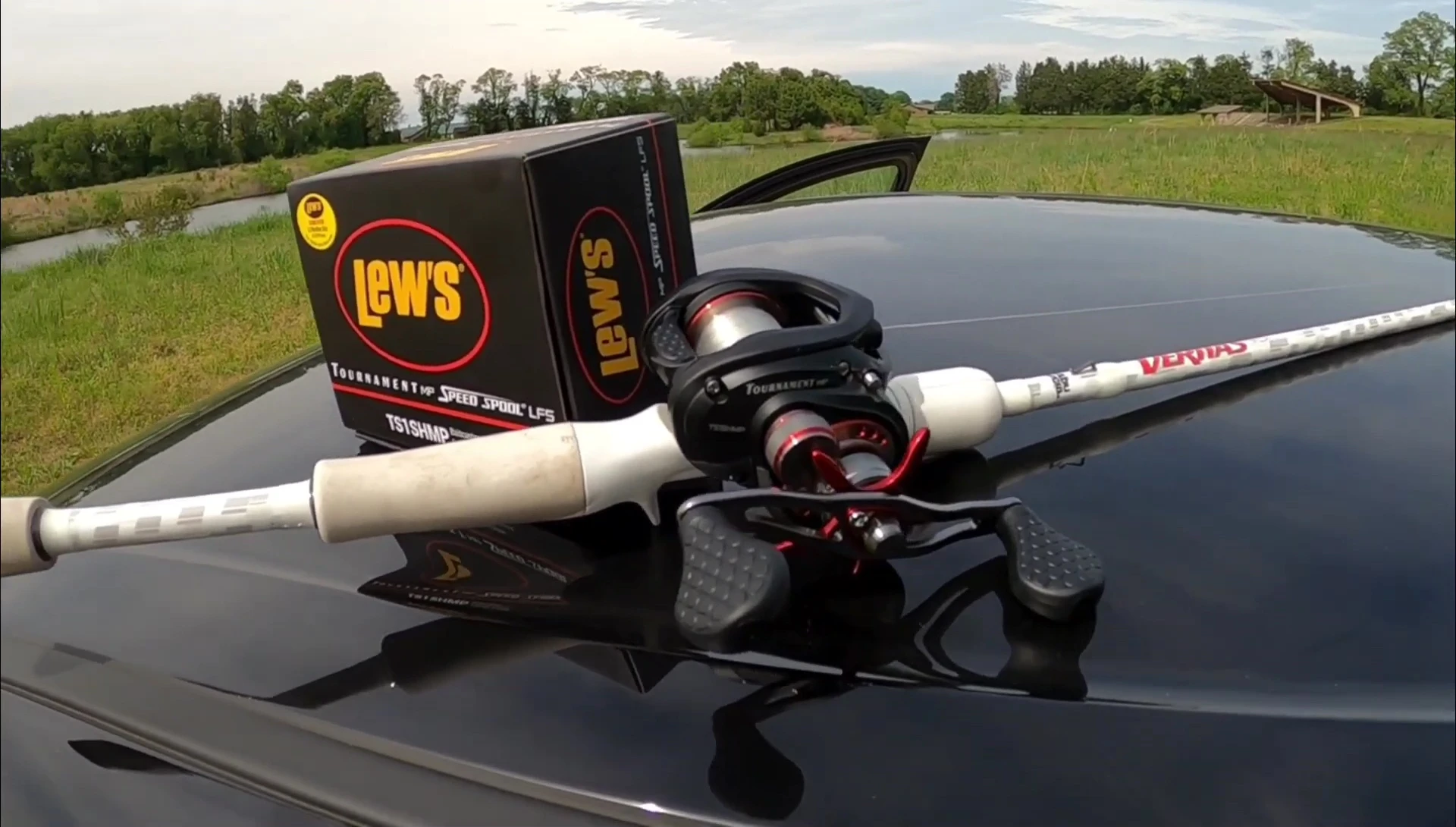Reel paired with the Veritas PLX rod