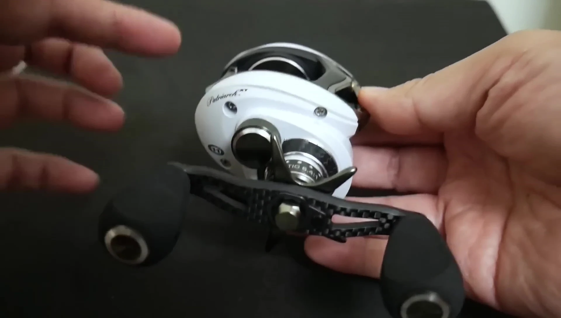 Image showcasing the second-generation Pflueger Patriarch XT reel.