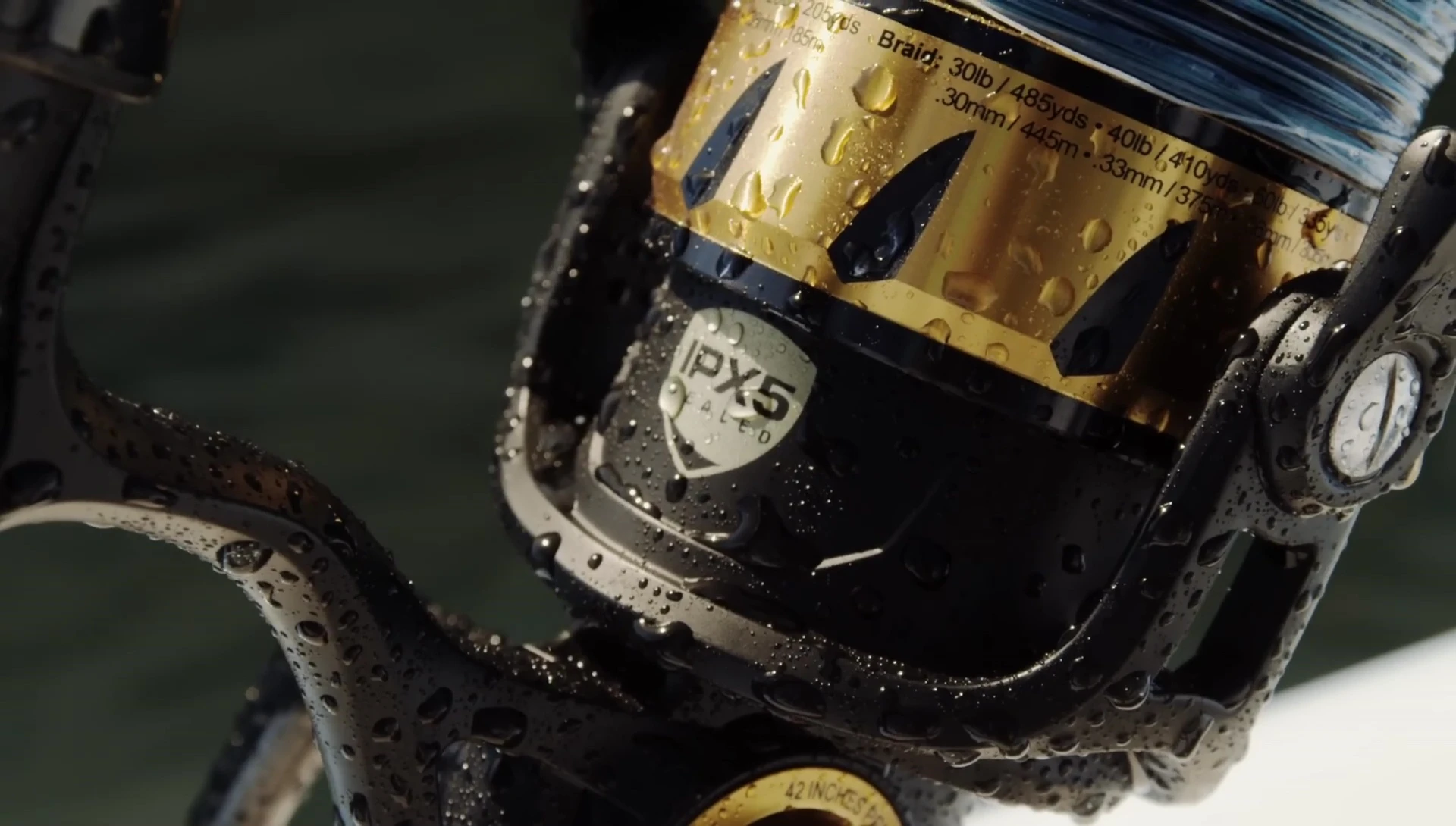 Close up of the sealed reel