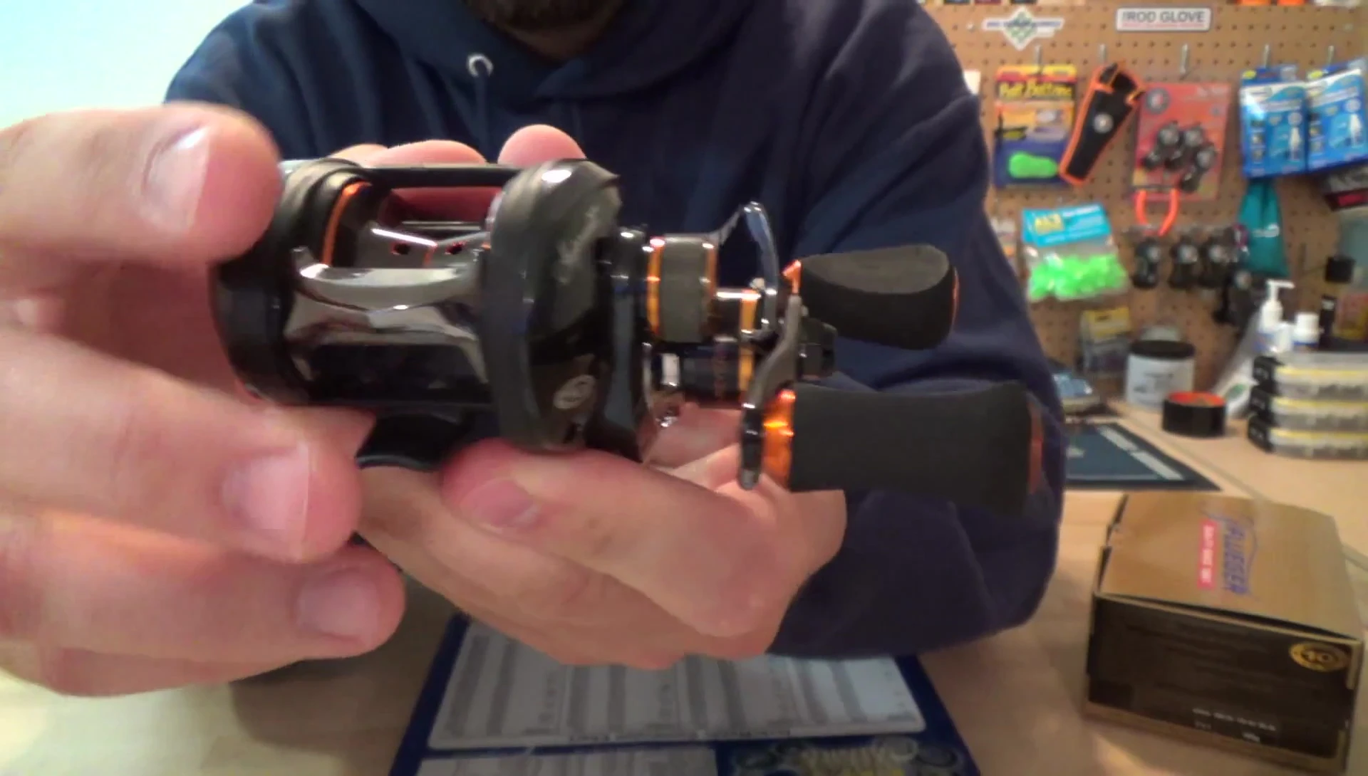 Reel specifications highlighted