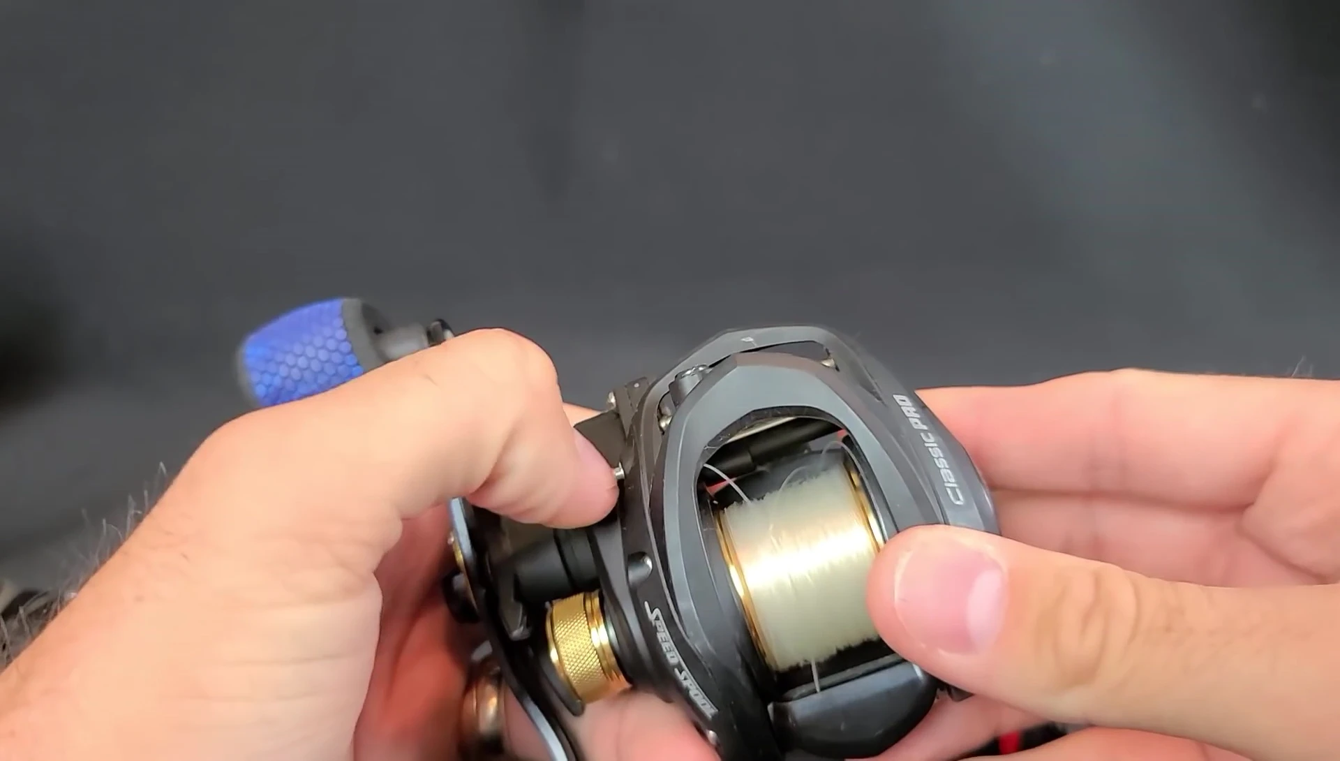 Comparison of the Mach Smash and Classic Pro reel sizes.