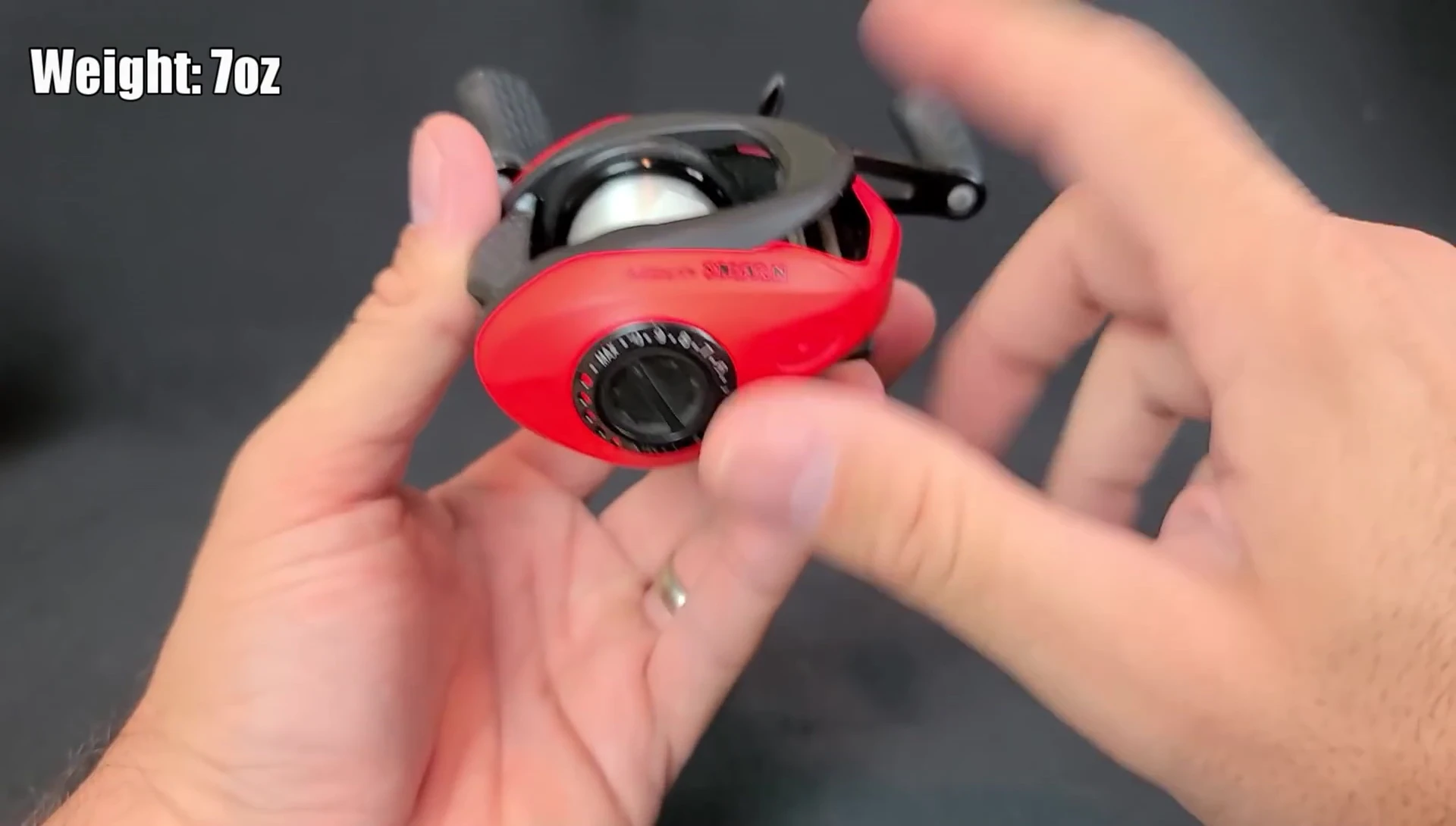 The reel specifications are shown.