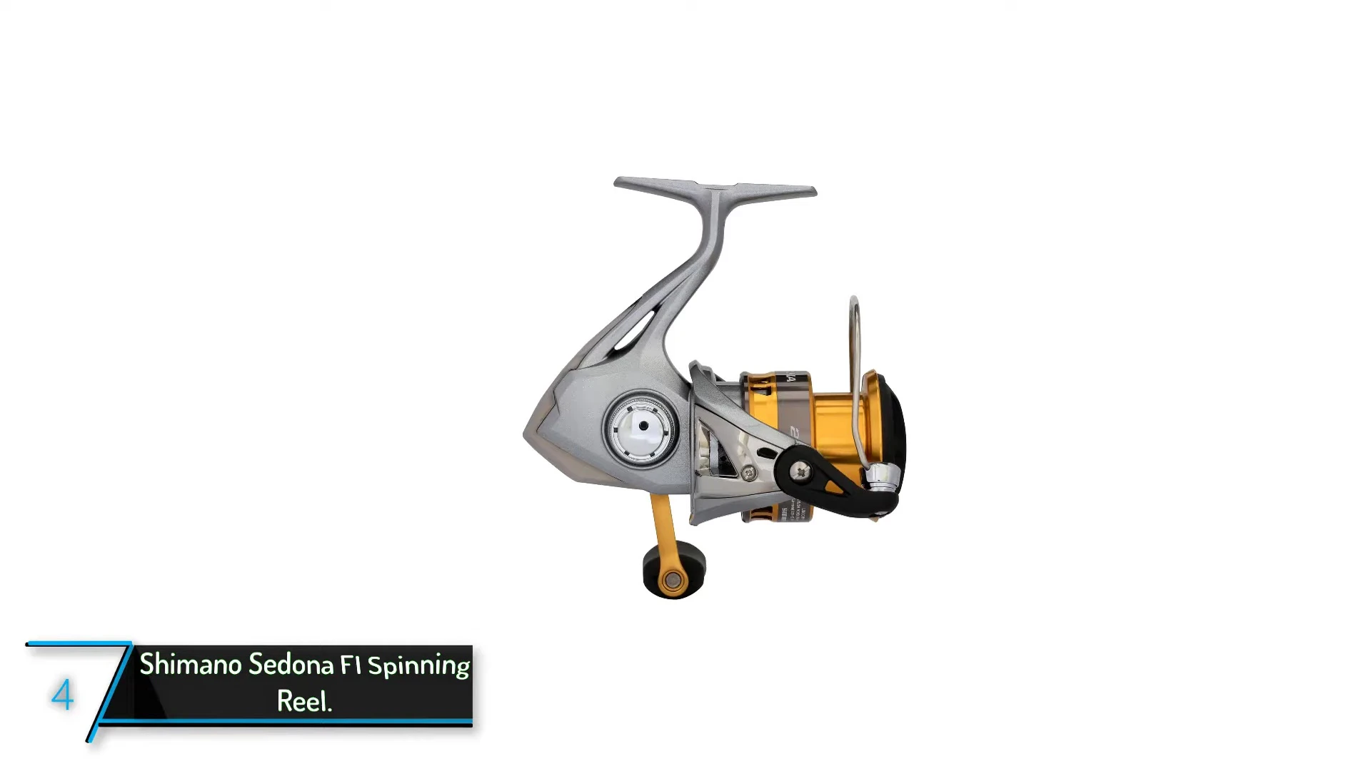 Shimano Sedona FI spinning reel shown in detail
