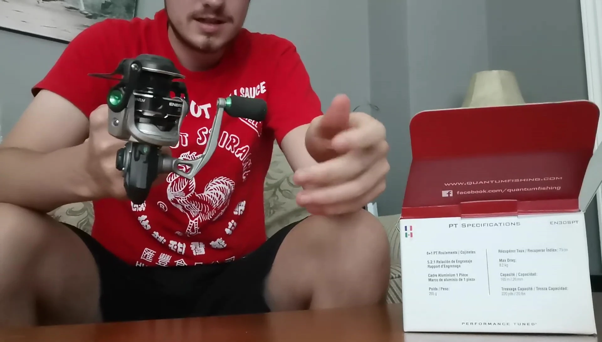 The reviewer demonstrates the smooth operation.