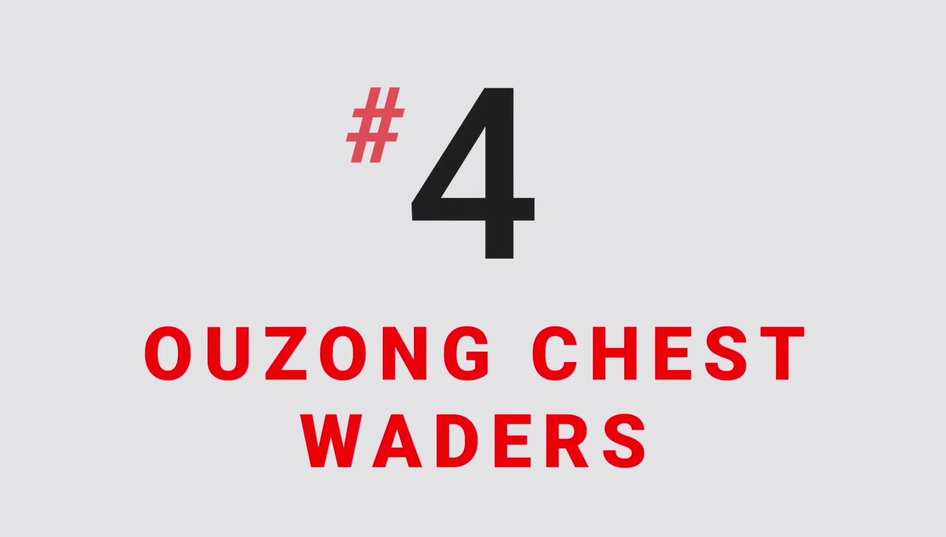 AOZONG Chest Waders