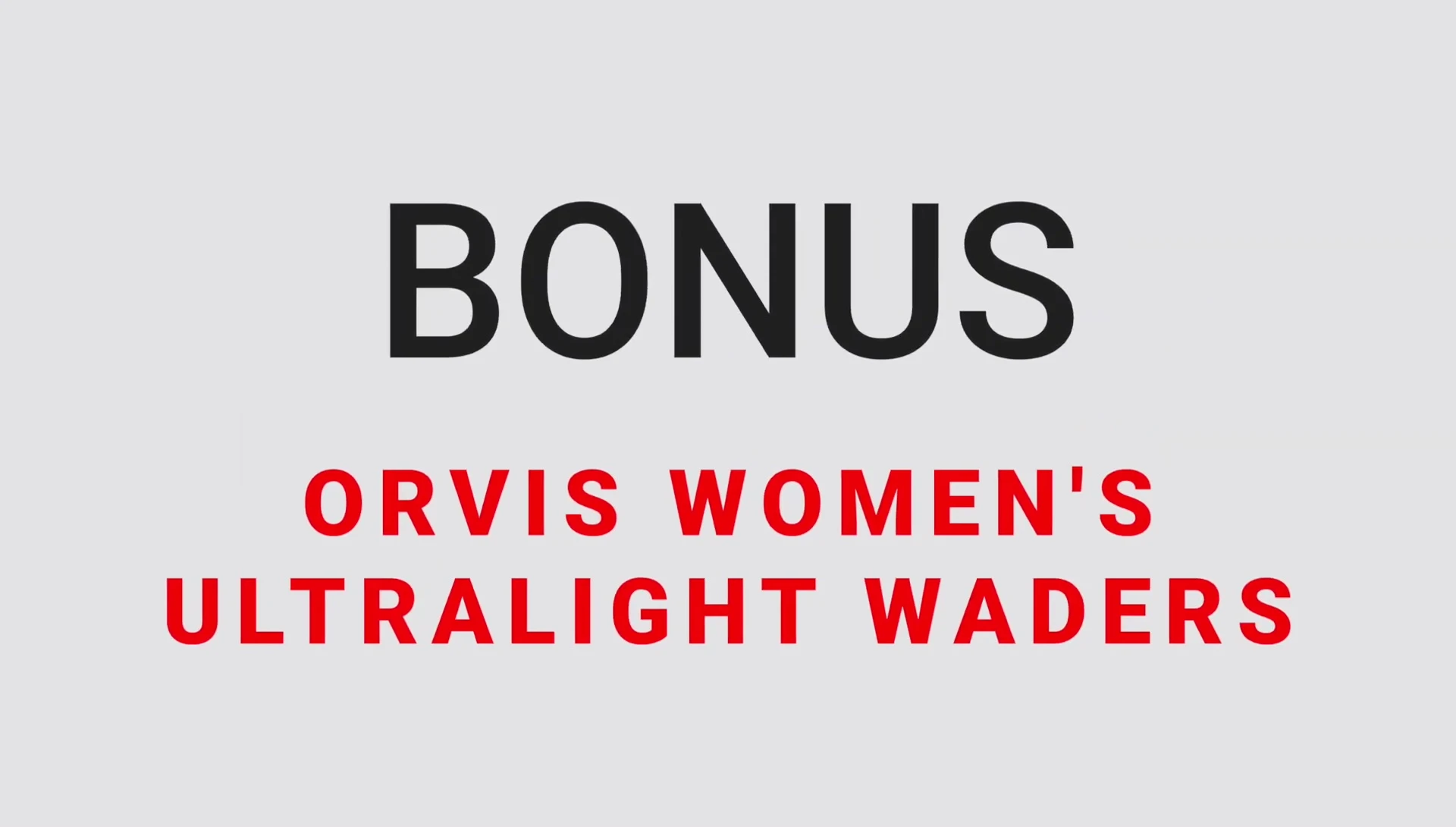 Orvis Women's Ultra Light Waders