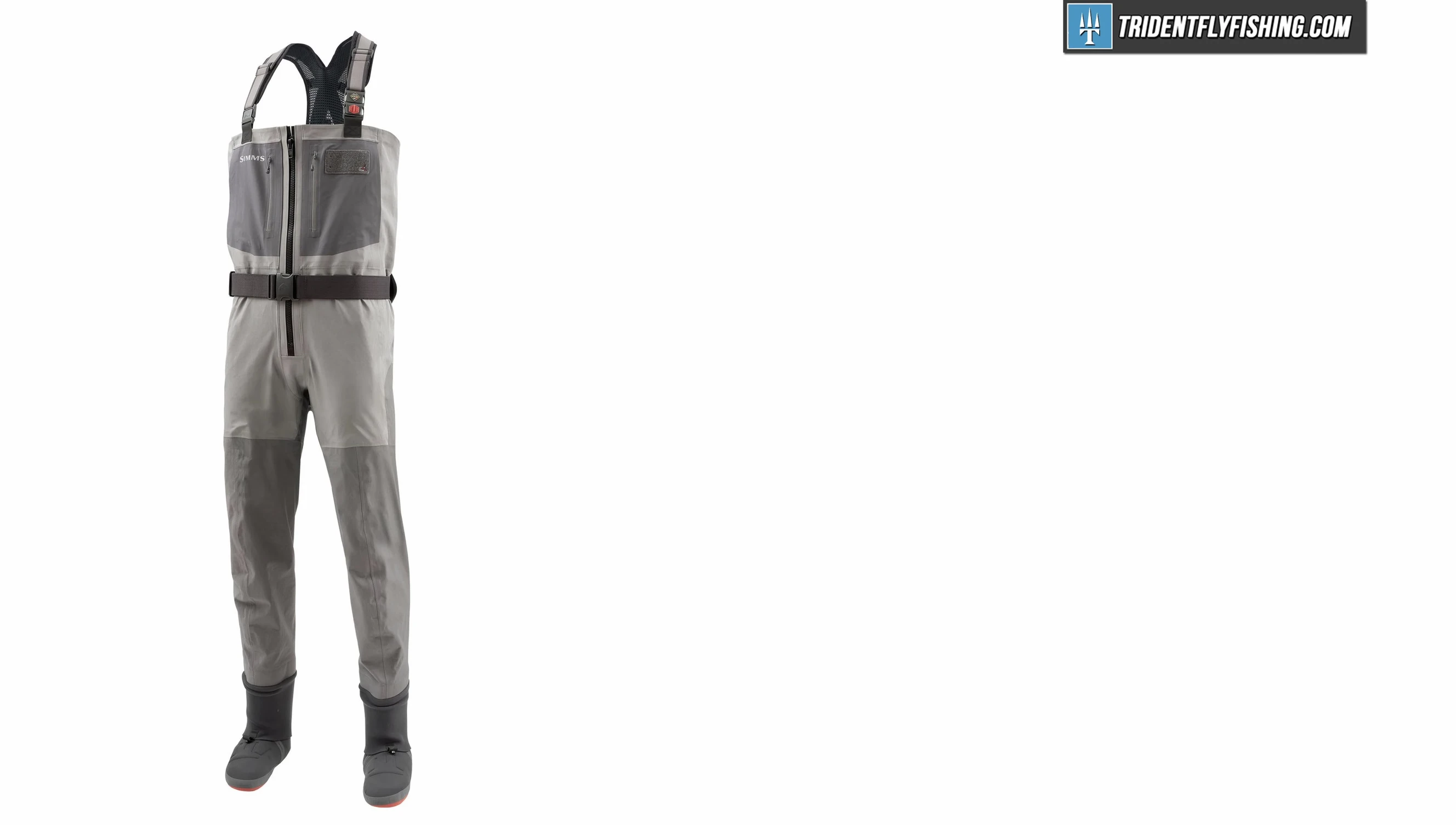 Close-up on chest waders