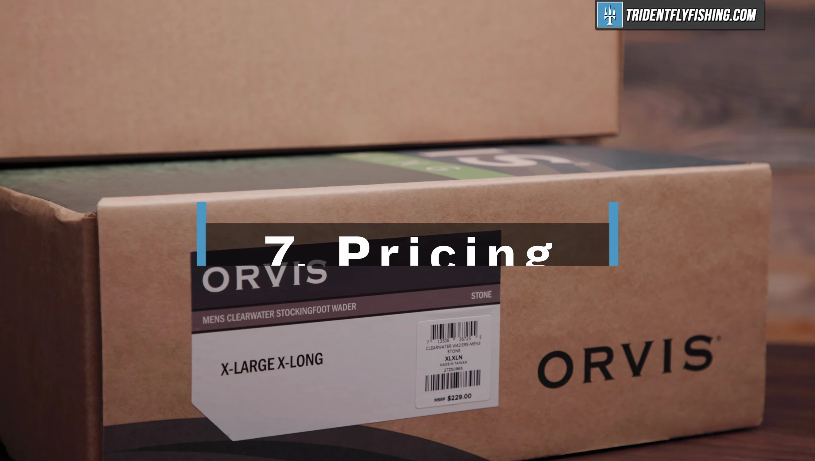 Variety of waders at different price points