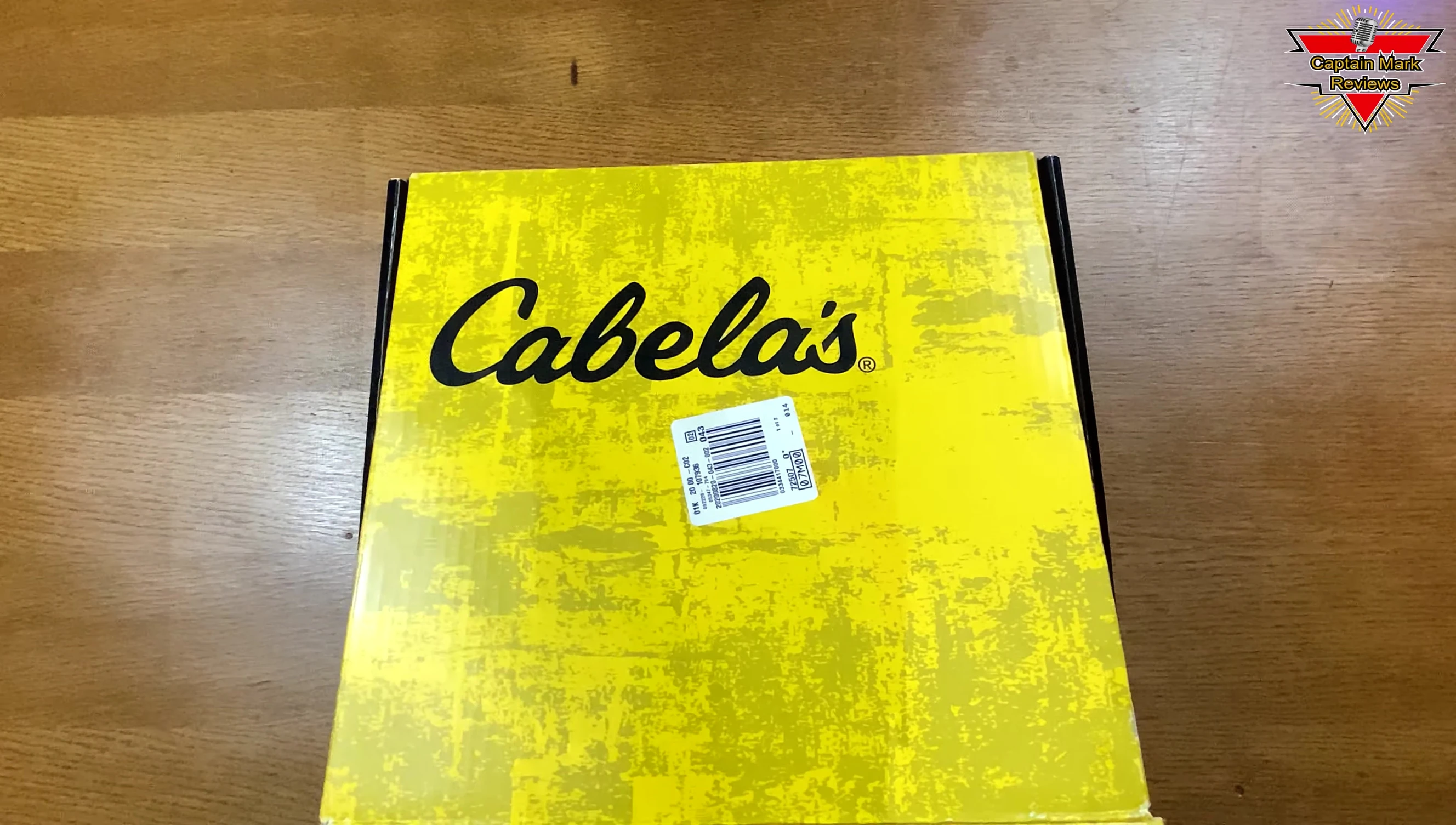 Opening the package containing the Cabela's Osprey 3 Waders