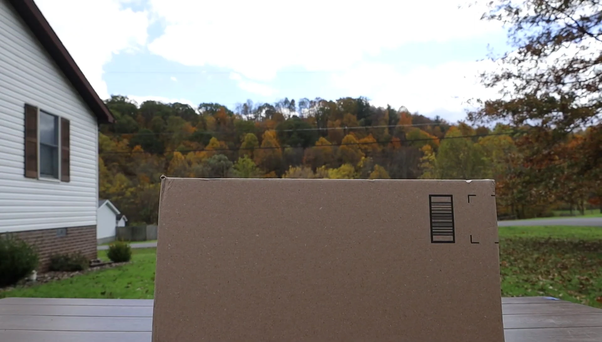 The Hodgman wader box being opened.