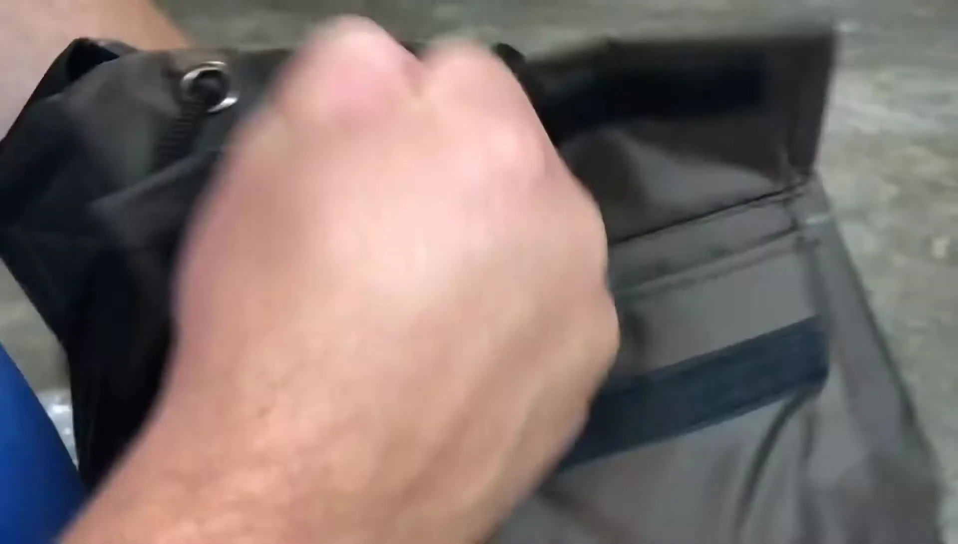 Waterproof pocket detail