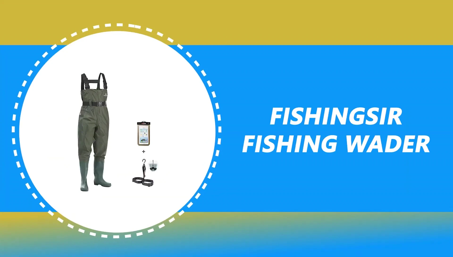 Fishing Surf Fishing Wader shown in detail