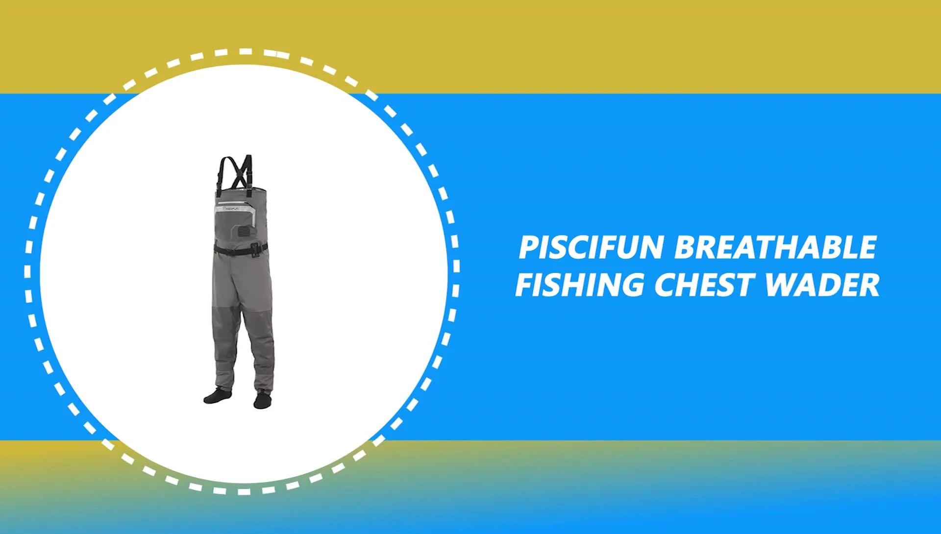 Fissy Fun Breathable Fishing Chest Wader
