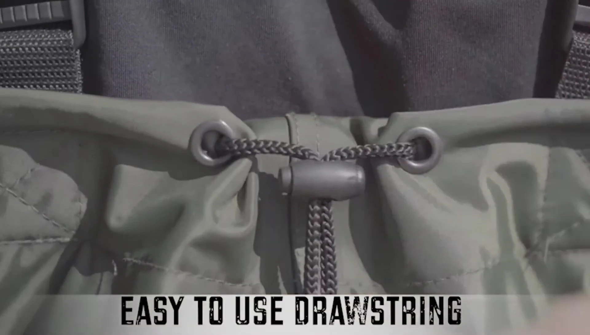 Tideway Wader shown packed in a backpack