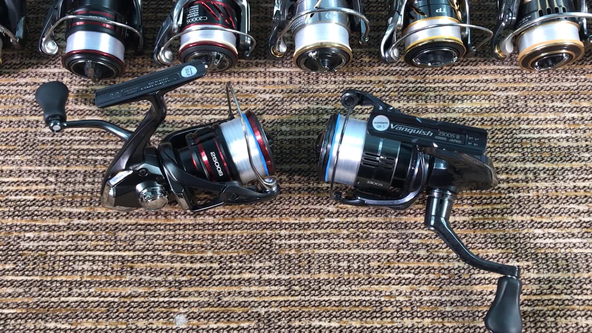 Opening shot focusing on the Vanford and Vanquish reels.