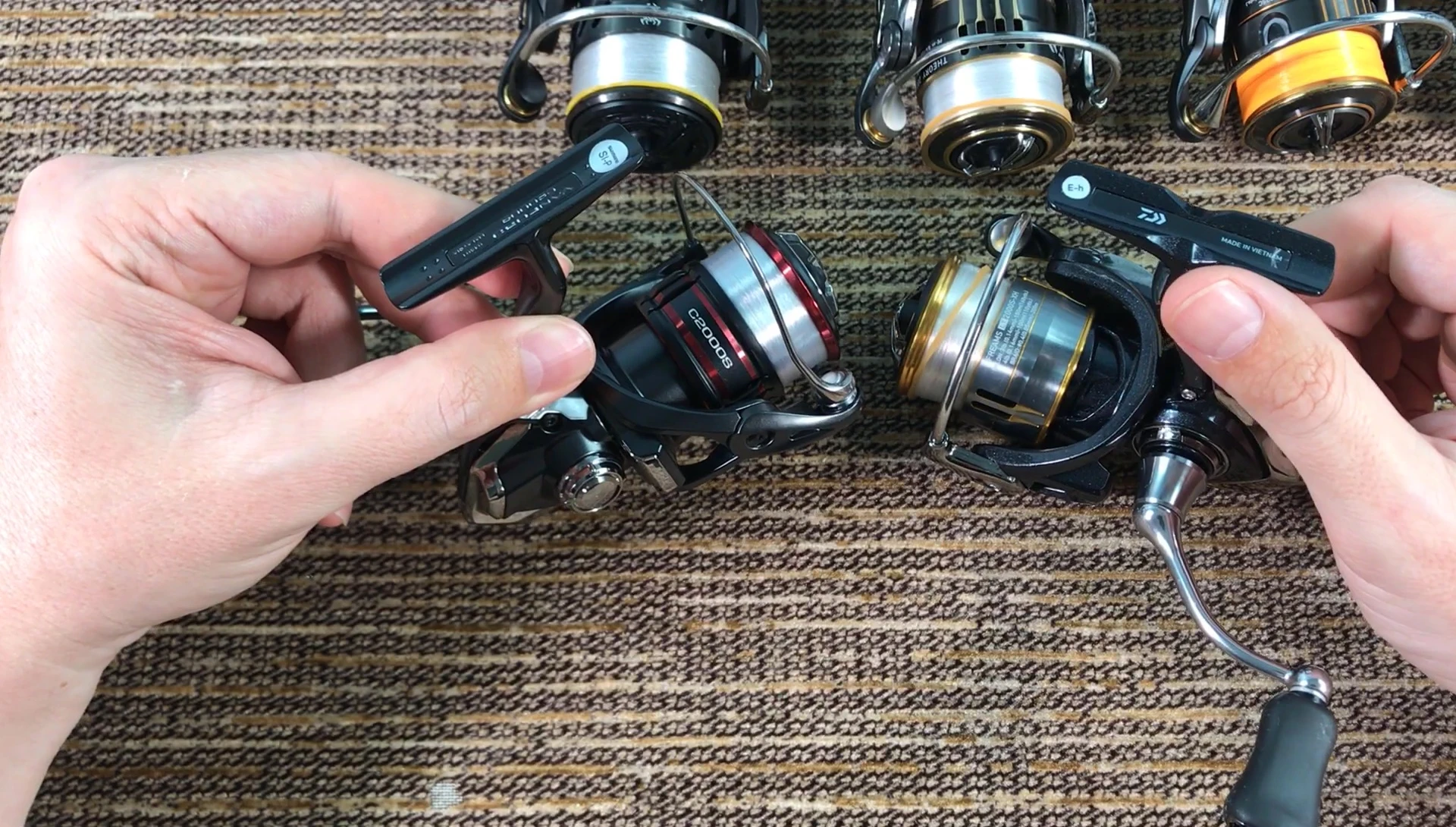 Highlighting the perfect match between the reel and rod.